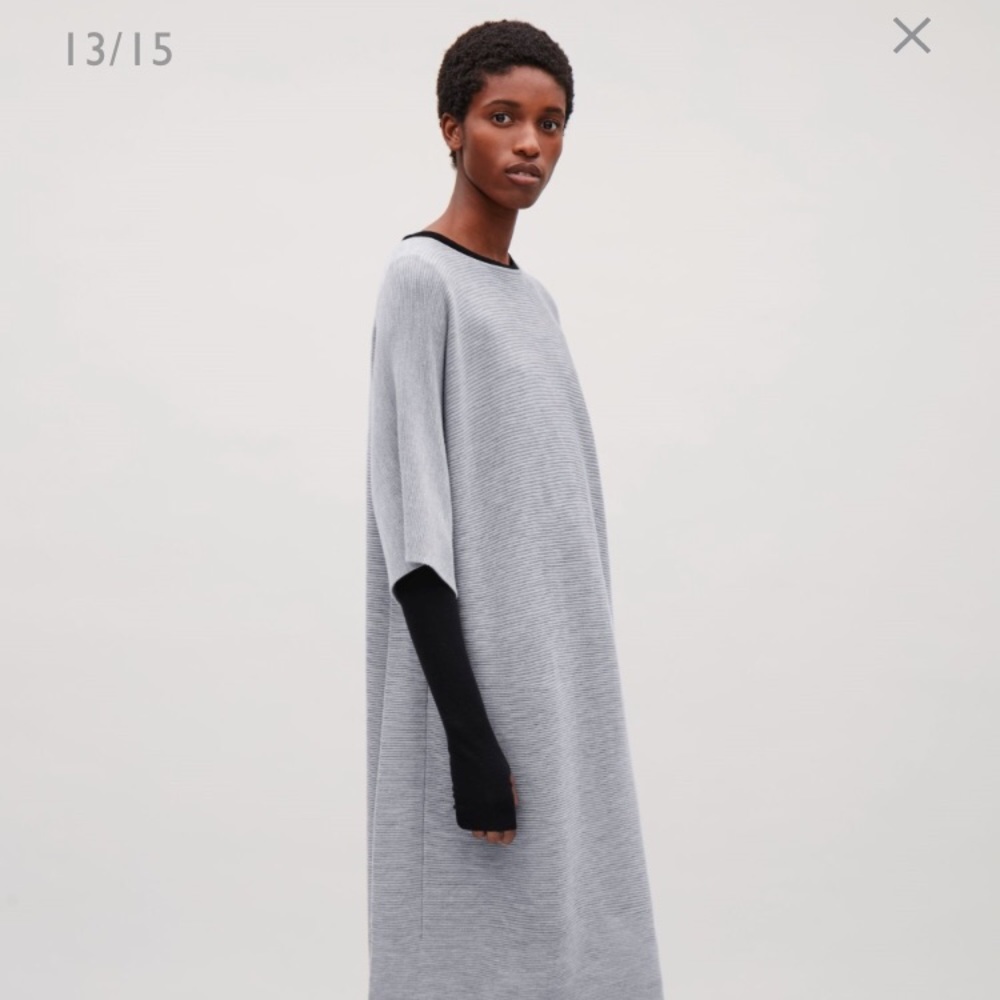 COS Rectangular knitted dress